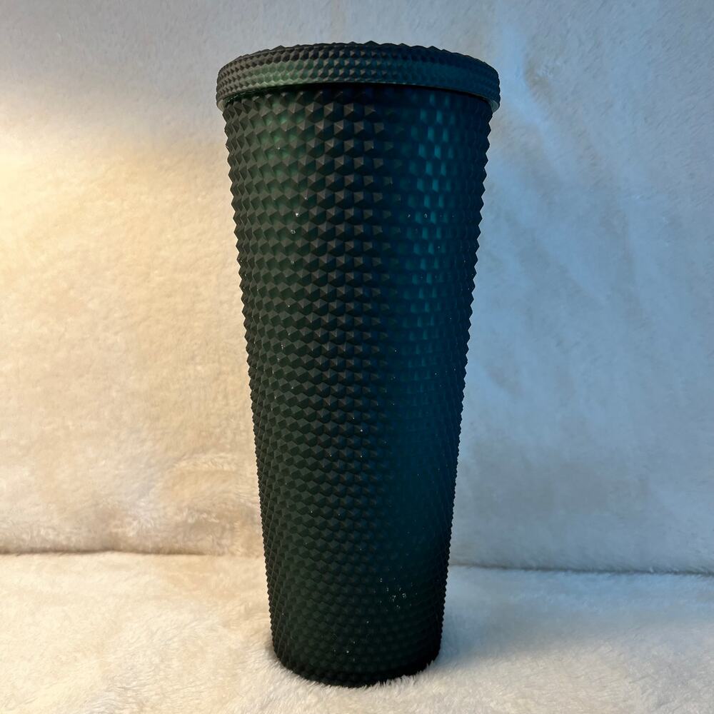 Starbucks Dark Green Jelly Studded Tumbler 24oz Venti NWT